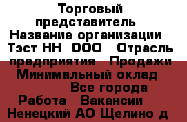 Торговый представитель › Название организации ­ Тэст-НН, ООО › Отрасль предприятия ­ Продажи › Минимальный оклад ­ 40 000 - Все города Работа » Вакансии   . Ненецкий АО,Щелино д.